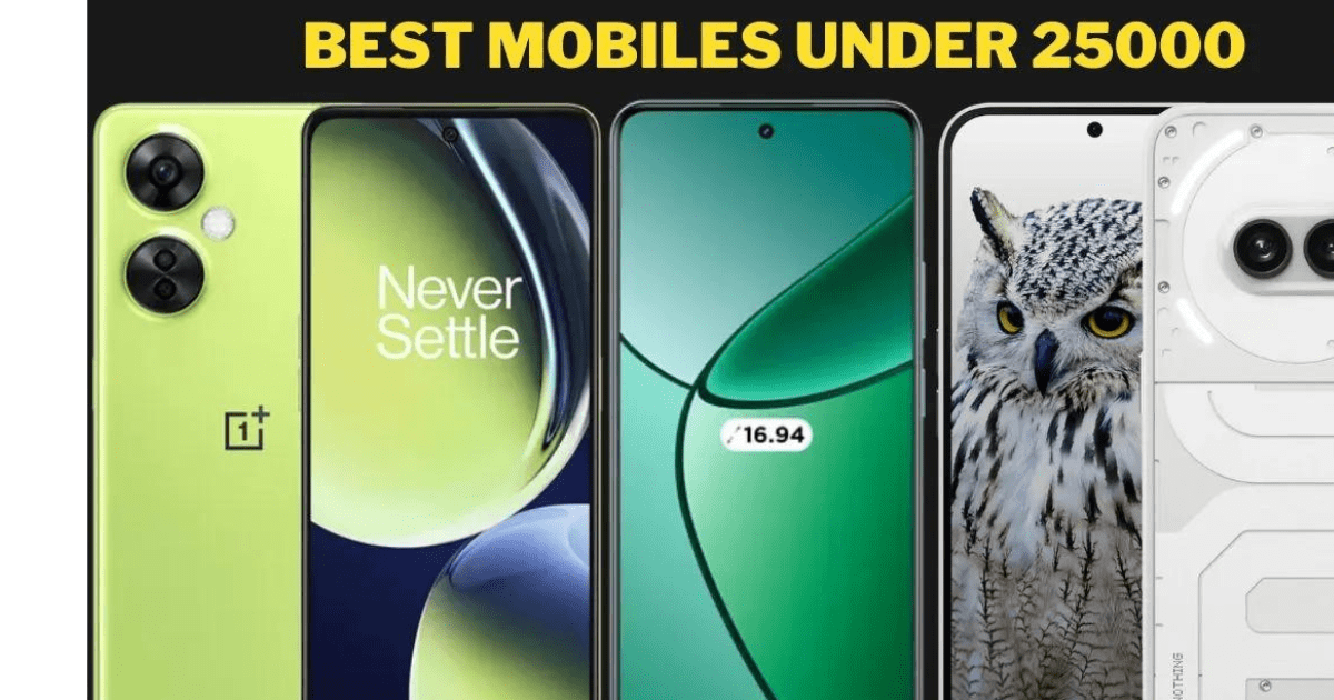 Top 10 Mobiles under 25000